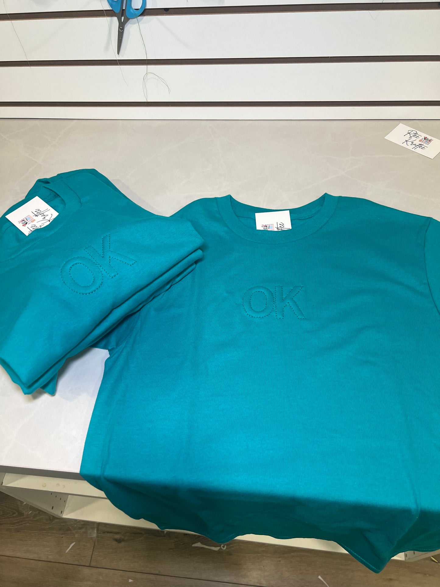 Keeping it chill with 'OK' tee