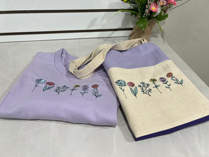 Matching set T-shirt with Tote bag